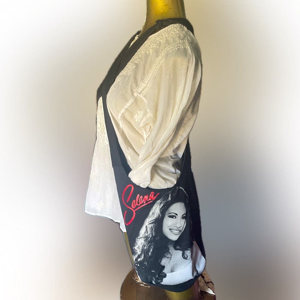 COPY - Selena Crossbody purse/canvas bag. Both sides of bag feature Selena’s po…